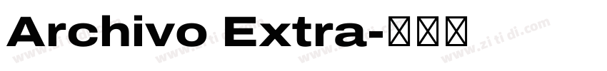 Archivo Extra字体转换